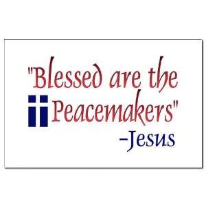    Blessed are the Peacemakers Democrat Mini Poster Print 