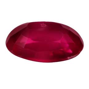 02ct UNHEATED Extraordinary Oval Mozambique Red Ruby  