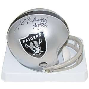  Fred Biletnikoff Autographed Oakland Raiders Mini Helmet 