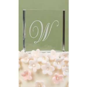   Accessories Script Initial Cake Top, Letter L: Kitchen & Dining