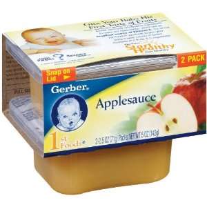   Foods NatureSelect Baby Food, Applesauce, 2 ea