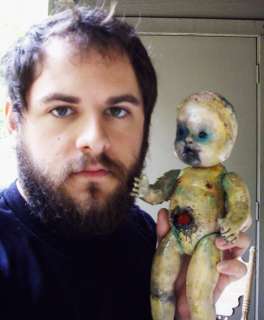JUSTIN AERNI art macabre goth horror doll MARCIE MISERY  