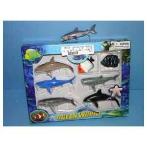  Ocean Animals Set of 7 Plastic Toys Toys & Games