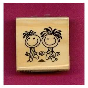    Buddies Rubber Stamp on 2 X 2 Wood Block Arts, Crafts & Sewing