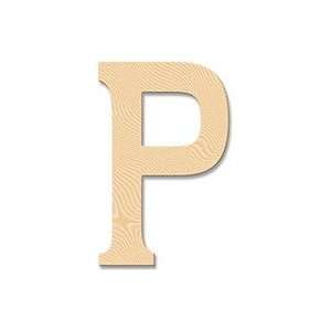  Wood Letters 6 3/4 Typeset Font Letter P