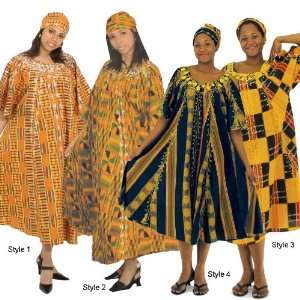  Kente Umbrella Dress #1   Plus Size 