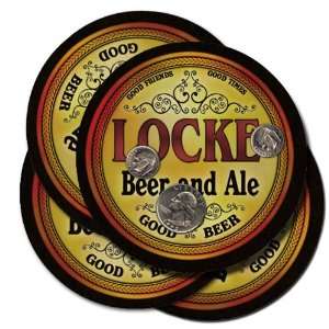  Locke Beer and Ale Coaster Set: Kitchen & Dining