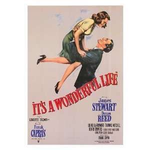  Its A Wonderful Life Movie Poster, 27.5 x 39.25 (1946 