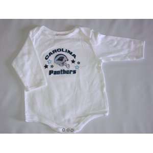  Carolina Panthers NFL Baby/Infant Wht Long Sleeve 6 9 