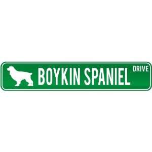 New  Boykin Spaniel Drive  Street Sign Dog:  Home 