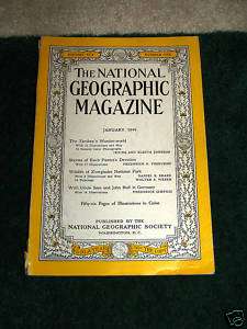 The National Geographic Magazine January 1949 Vol. XCV  