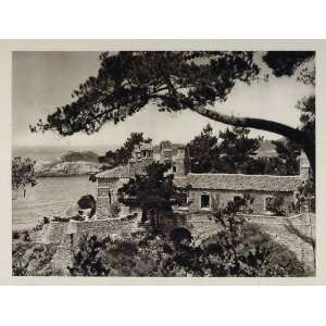 1927 Photogravure California Highlands D. L. James House State Seaward 