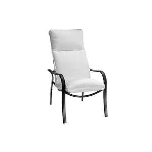   High Back Arm Patio Dining Chair Flagstone: Patio, Lawn & Garden