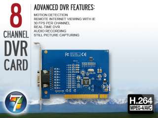 ch Channel PCI DVR Capture Card 240 fps Real Time  