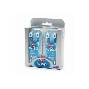  COLGATE WISP TOOTHBRUSH PEPPERMINT 1 PACK OF 4 BRUSHES 