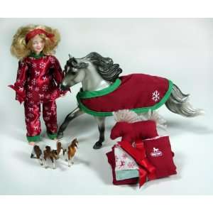  Breyer Waiting For Santa Doll and Horse Gift Set Toys 