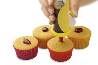 Give your cupcakes a yummy seedless jelly center using thefiller tip
