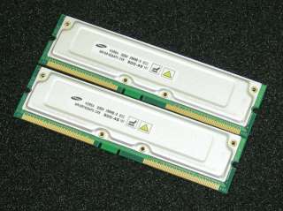 512MB 2x 256MB RDRAM Memory Kit PC800 45 ECC Samsung  
