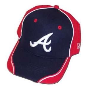  New Era Atlanta Braves Navy & Red Opus Hat Sports 