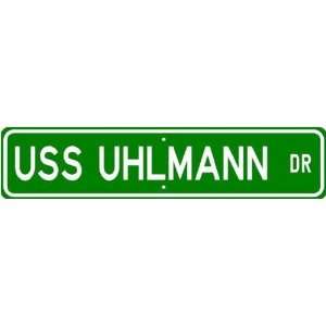 USS UHLMANN DD 687 Street Sign   Navy: Sports & Outdoors