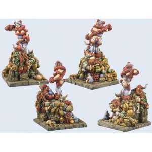  28mm Fantasy Drunken Dwarfs Diorama Toys & Games