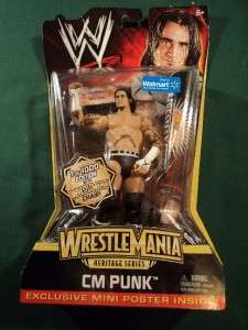 CM Punk Heritage Series Figure Wrestle Mania WWE RARE 1 of 1000 Chair 