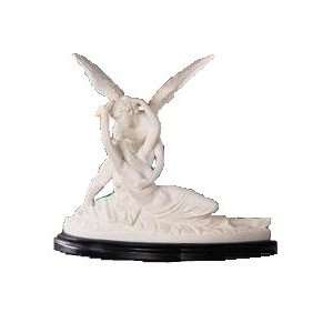 Greek Cupid Statue Marble Psyche Replica Sculpture LG
