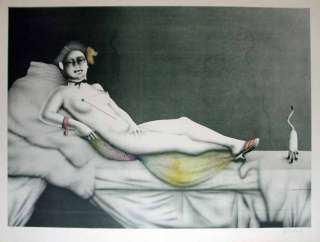 Paul Wunderlich Olympia I Lithograph S/N  
