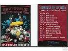 1997 WSU Cougar Football Schedule card ROSE BOWL year