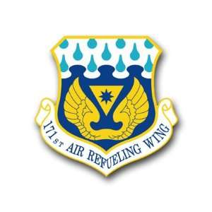  US Air Force 171st Air Refueling Wing Decal Sticker 5.5 