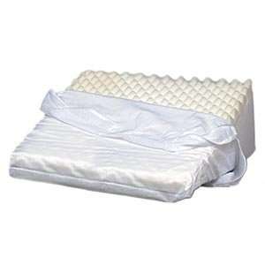  Convoluted Foam Bed Wedge  White Cover: Health & Personal 
