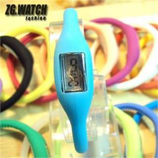   Negative Ion Silicone Sports Bracelet Health Sport Wrist Watch  