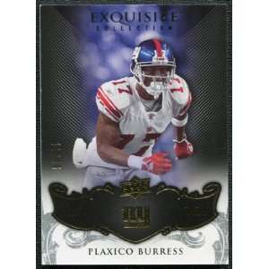   Deck Exquisite Collection #66 Plaxico Burress /75: Sports Collectibles