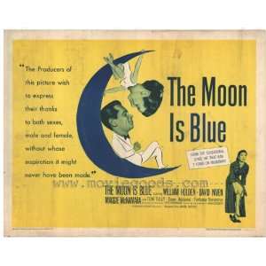  The Moon Is Blue Movie Poster (27 x 40 Inches   69cm x 