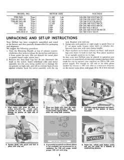 Dewalt 12 Inch Radial Arm Saw Manual Bulletin 2544 4  