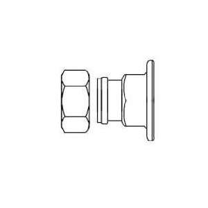  T&S 00BB 3/4 NPT Female Eccentric Coupling Inlet 