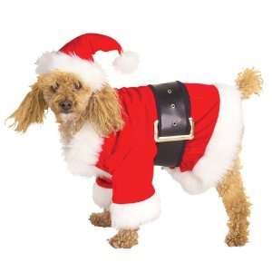  Velour Dog Santa Suit Size Large: Everything Else