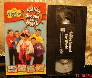 The Wiggles Sailing Around The World RARE ON Vhs FREE US 1st Class 