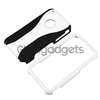 White/Black 3 Piece Hard Cover Case+Privacy Filter Guard for iPhone 3 