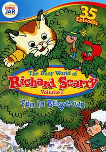 The Busy World of Richard Scarry Fun in Busytown DVD, 2011, 4 Disc Set 