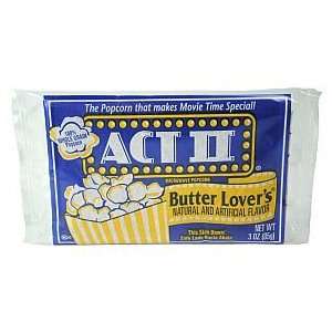 Act II Butter Lovers Popcorn (box of 28) Grocery & Gourmet Food