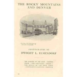   1915 Rocky Mountains Denver Cripple Creek Garden Gods 