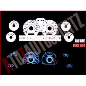  White 94 95 96 97 98 Ford Mustang GT BLUE INDIGLO GAUGE 