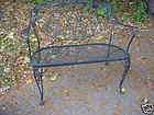 Antique Wrought Iron Garden Bench