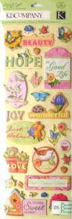 CO Susan Winget~SPRING BLOSSOM Word+Icon~3D Stickers  