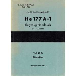   Heinkel He 177 A 1 Aircraft Handbook Manual   Rüstsätze Heinkel