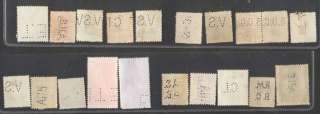 Spain x 20 Stamps Perfin Very Nice Lot L@@K  