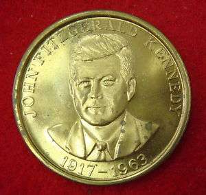 John F Kennedy 1917 1963, 35th President (Brass)  