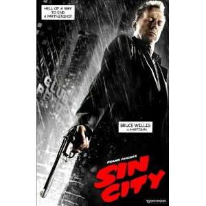  SIN City Original 27x40 Double sided Advance (Willis) Movie 
