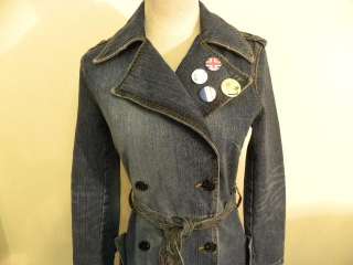 SEE BY CHLOE DENIM TRENCH DRESS WITH BELT 38 4 NICE  